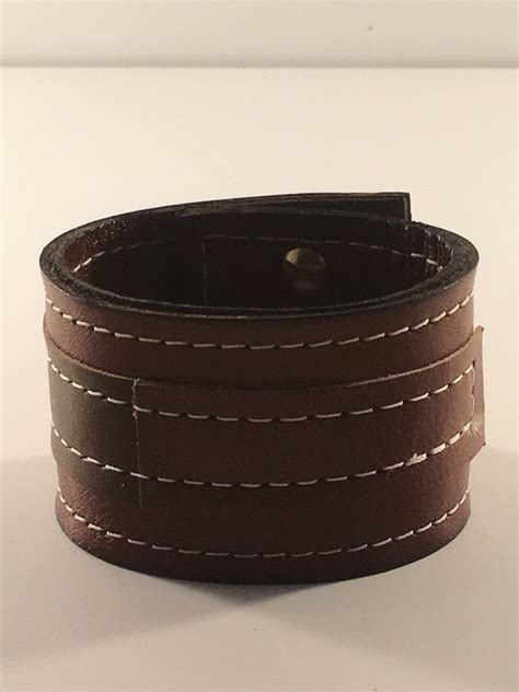 louis vuitton armbånd læder